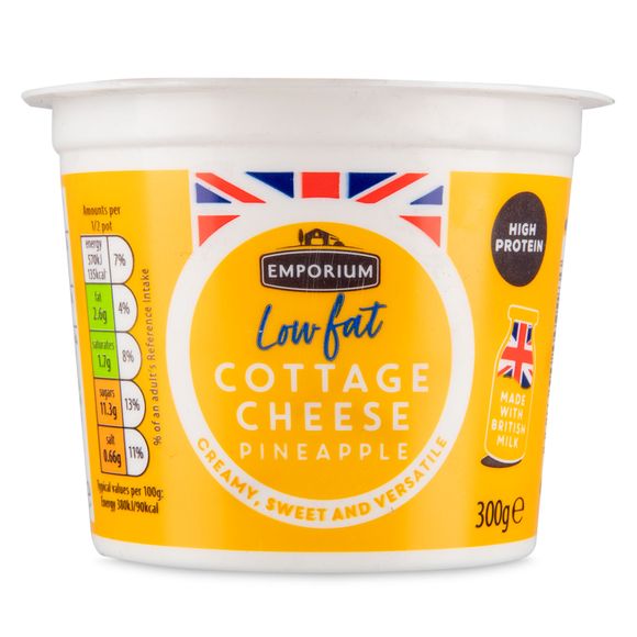 Emporium Low Fat Cottage Cheese With Pineapple 300g